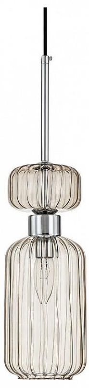 Подвесной светильник Escada Gloss 1141/1S Chrome/Beige цвет плафона/подвески Бежевый, цвет арматуры Хром
