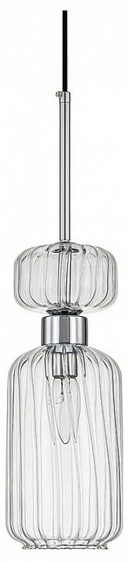 Подвесной светильник Escada Gloss 1141/1S Chrome/Clear цвет плафона/подвески Прозрачный, цвет арматуры Хром