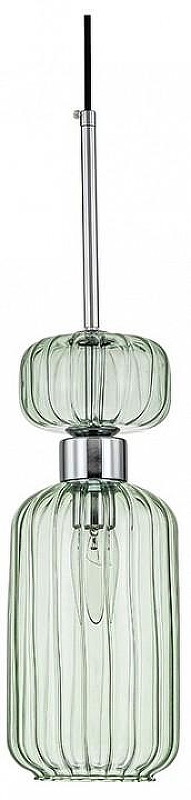 Подвесной светильник Escada Gloss 1141/1S Chrome/Green цвет плафона/подвески Зеленый, цвет арматуры Хром