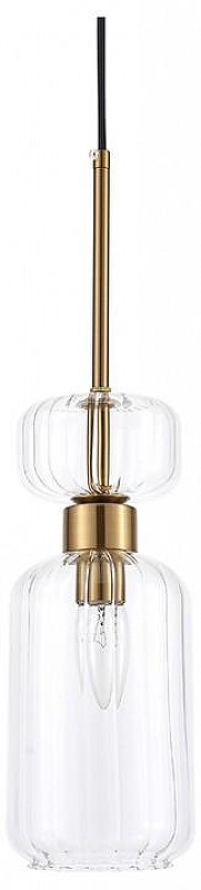 Подвесной светильник Escada Gloss 1141/1S Clear цвет плафона/подвески Прозрачный, цвет арматуры Медь