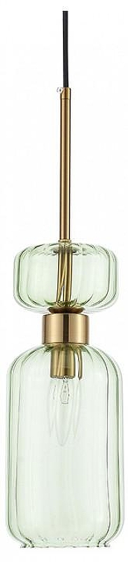 Подвесной светильник Escada Gloss 1141/1S Green цвет плафона/подвески Зеленый, цвет арматуры Медь