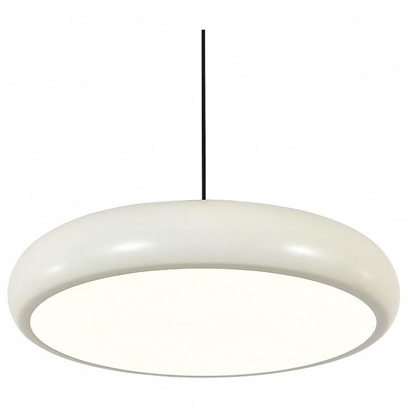 Подвесной светильник Escada Iris 10304/1LED Black/White цвет плафона/подвески Белый, цвет арматуры Белый