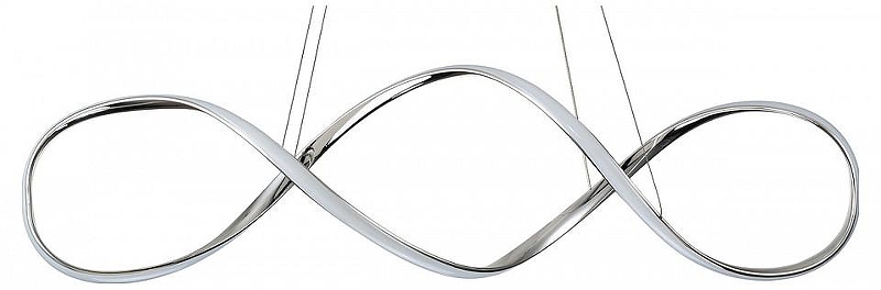 Подвесной светильник Escada Knot 10236/1LED Chrome цвет плафона/подвески Белый, Хром, цвет арматуры Хром