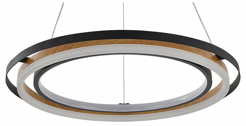 Подвесной светильник Escada Lagom 10248/2LED цвет плафона/подвески Белый, Коричневый, Черный, цвет арматуры Черный