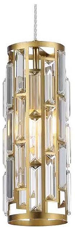 Подвесной светильник Escada MONACO 2101/1S Gold цвет плафона/подвески Прозрачный, цвет арматуры Золото