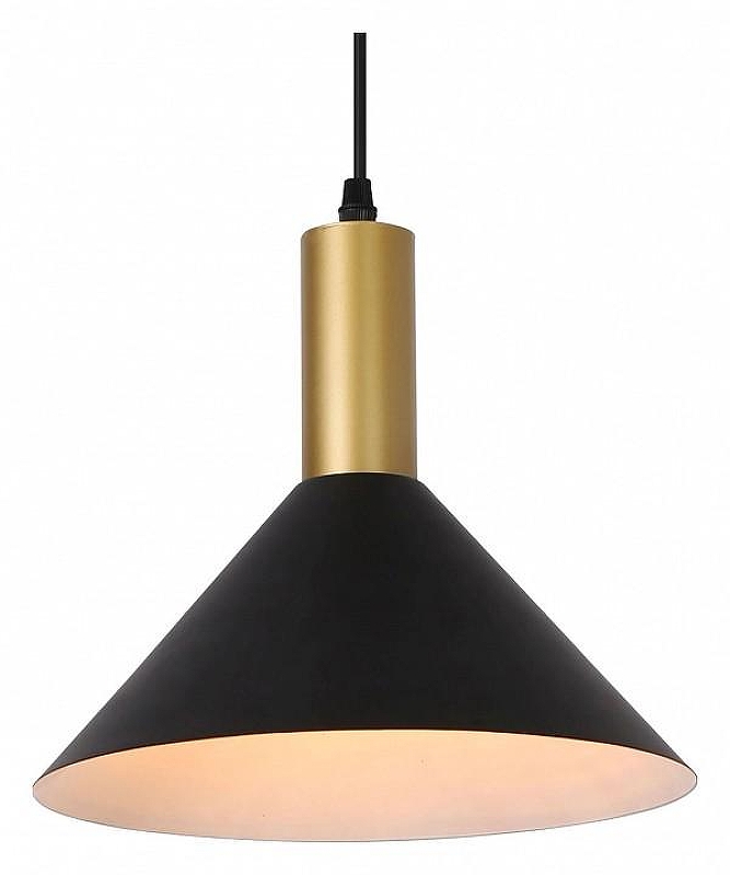 Подвесной светильник Escada Sag1tta 1108/1S Black цвет плафона/подвески Черный, цвет арматуры Золото, Черный