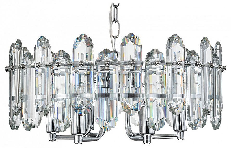 Подвесной светильник Escada Tiara 2111/6S Chrome цвет плафона/подвески Прозрачный, цвет арматуры Хром