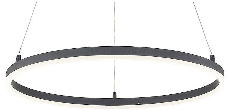 Подвесной светильник Escada Void 10254/1LED Black APP цвет плафона/подвески Белый, Черный, цвет арматуры Черный