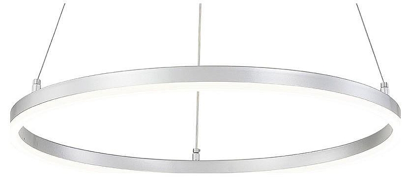 Подвесной светильник Escada Void 10254/1LED Silver APP цвет плафона/подвески Белый, Серебро, цвет арматуры Серебро