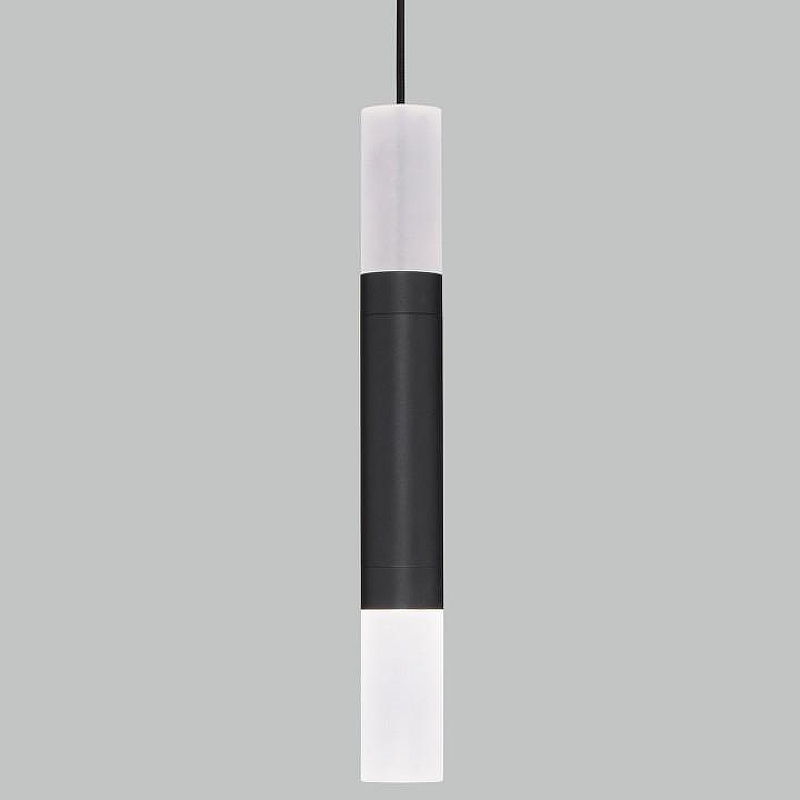 Подвесной светильник Eurosvet Axel 50210/1 LED черный цвет плафона/подвески Белый, Черный, цвет арматуры Черный