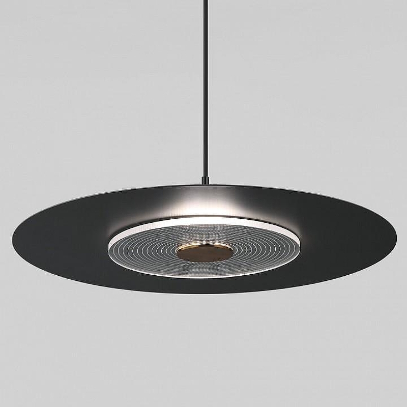 Подвесной светильник Eurosvet Kontur 40030/1 LED черный цвет плафона/подвески Черный, цвет арматуры Черный