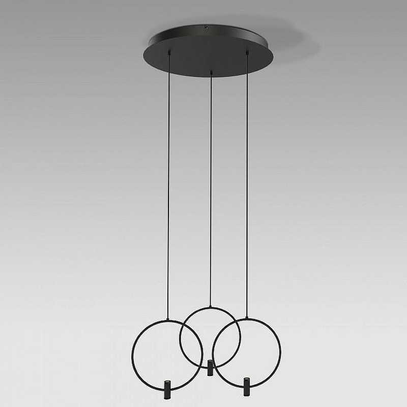 Подвесной светильник Eurosvet Layla 50257/3 LED черный цвет плафона/подвески Черный, цвет арматуры Черный