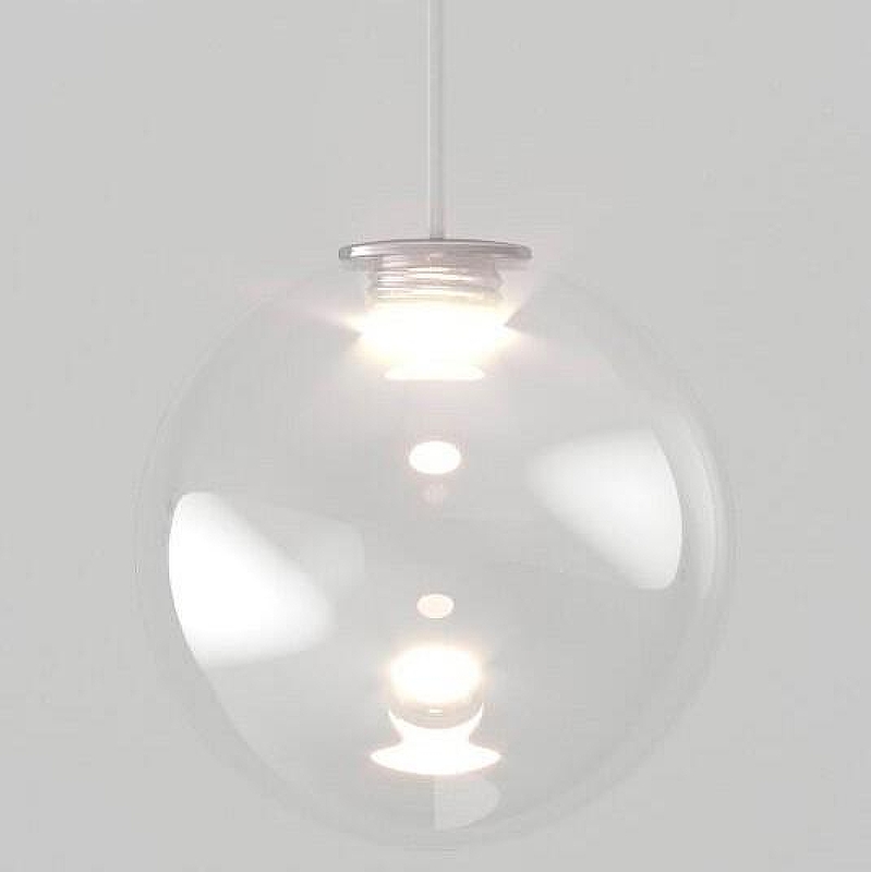 Подвесной светильник Eurosvet Wonder 50234/1 LED прозрачный цвет плафона/подвески Прозрачный, цвет арматуры Хром