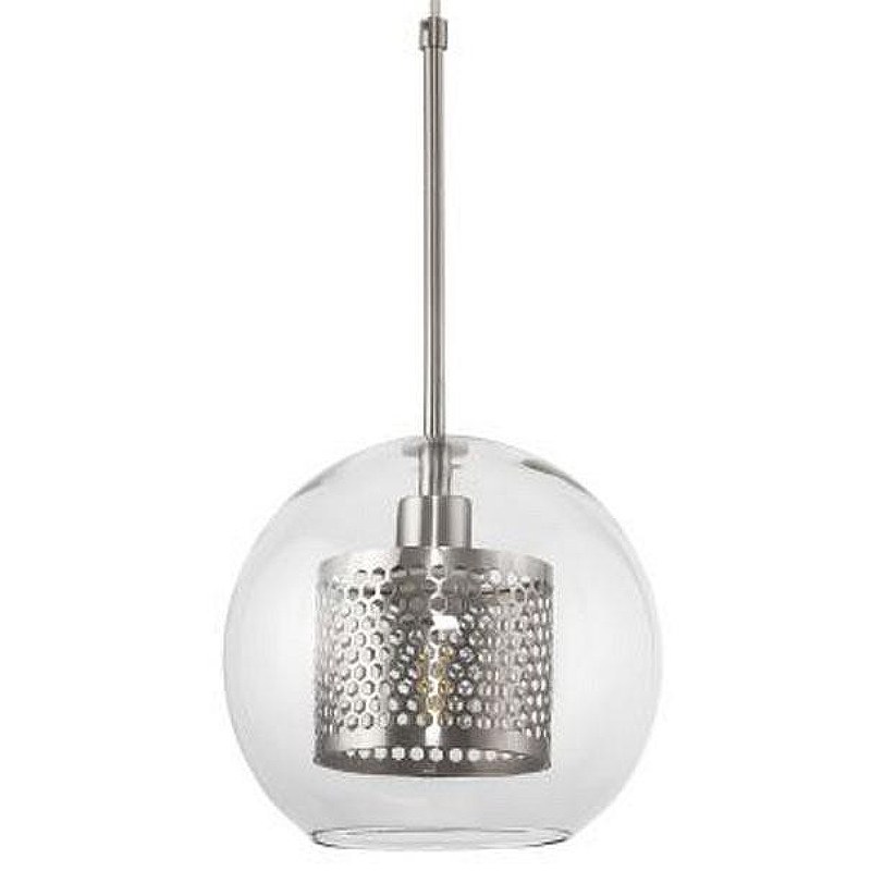 Подвесной светильник Freya Bogota FR8018PL-01N цвет плафона/подвески Прозрачный, цвет арматуры Никель