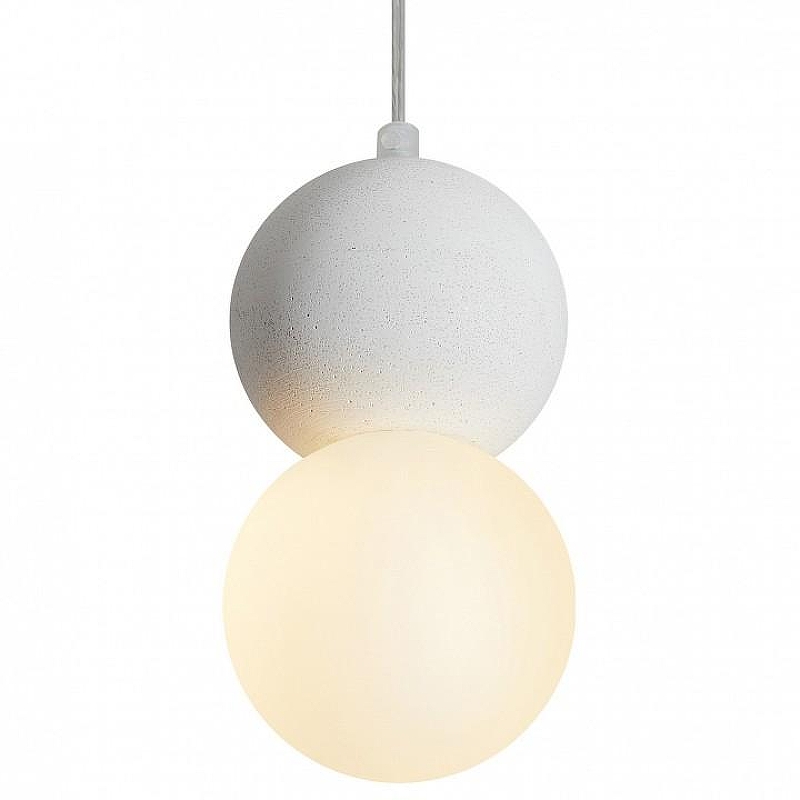 Подвесной светильник Freya Concrete FR5484PL-01W цвет плафона/подвески Белый, цвет арматуры Белый
