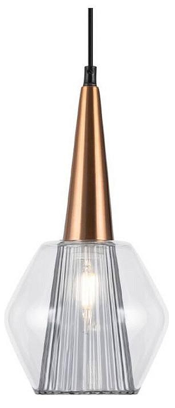 Подвесной светильник Freya Copita FR5133PL-01GR цвет плафона/подвески Прозрачный, цвет арматуры Золото