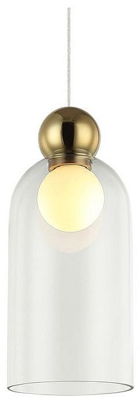 Подвесной светильник Freya Focus FR5220PL-01G цвет плафона/подвески Прозрачный, цвет арматуры Золото