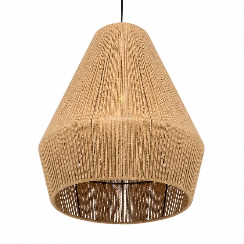 Подвесной светильник Freya LoungeGarden FR5247PL-01BG1 цвет плафона/подвески Бежевый, цвет арматуры Черный