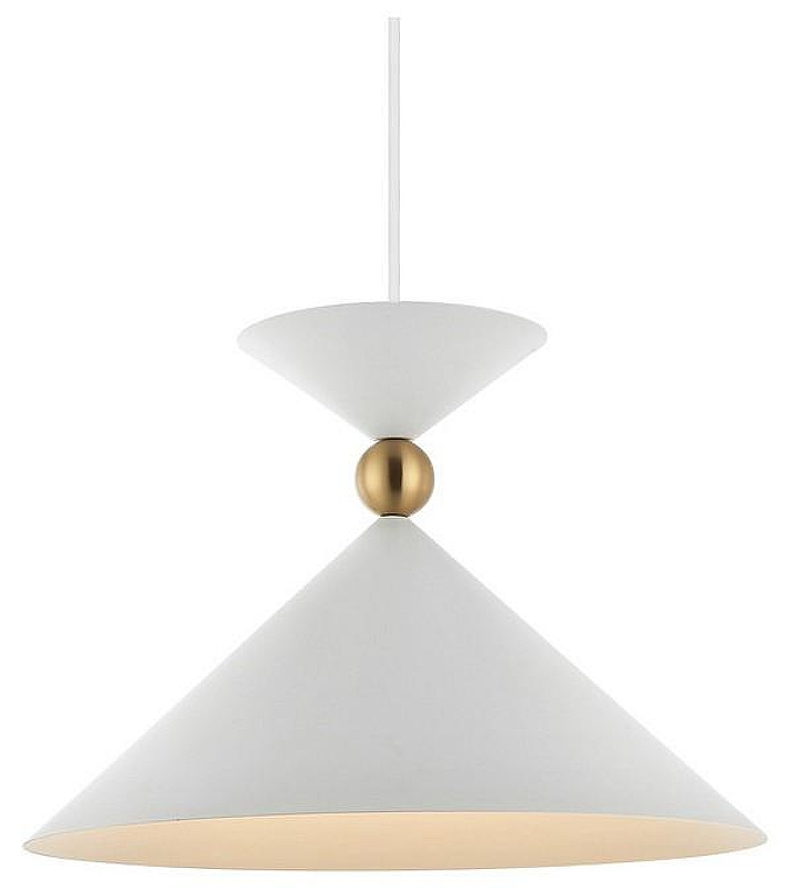 Подвесной светильник Freya Moth FR5392PL-01W1 цвет плафона/подвески Белый, цвет арматуры Белый