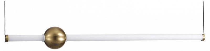 Подвесной светильник Freya Pina FR5387PL-L14.5BS1 цвет плафона/подвески Белый, цвет арматуры Латунь
