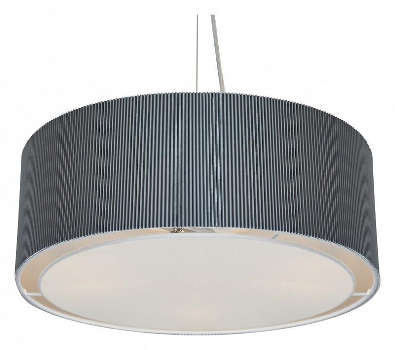 Подвесной светильник Freya Pleating FR5434PL-03GR цвет плафона/подвески Серый, цвет арматуры Хром
