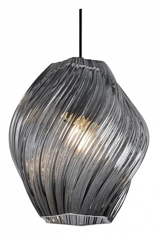Подвесной светильник Freya Shiny FR5547PL-01SM цвет плафона/подвески Светло-серый, цвет арматуры Черный