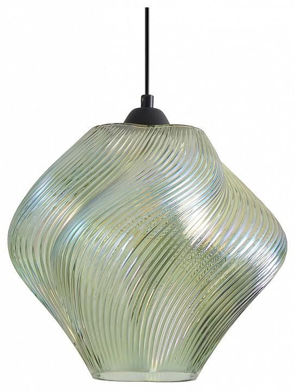 Подвесной светильник Freya Shiny FR5548PL-01GN цвет плафона/подвески Зеленый, цвет арматуры Черный
