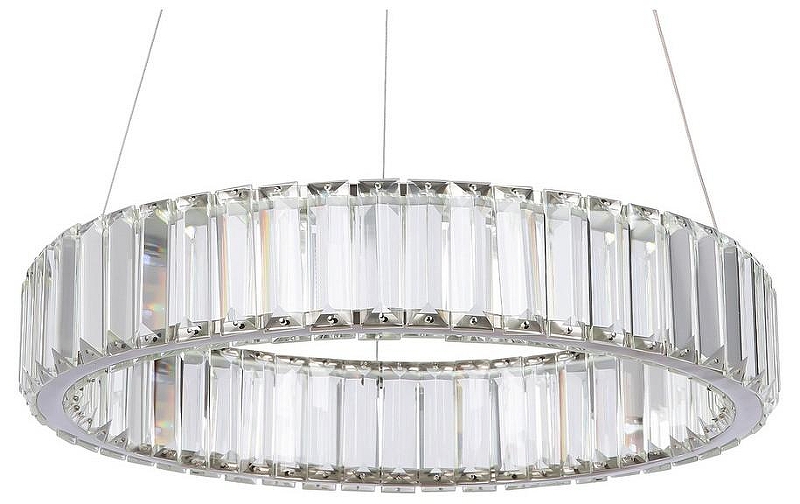 Подвесной светильник Freya Tier FR5257PL-L17CH цвет плафона/подвески Прозрачный, цвет арматуры Хром