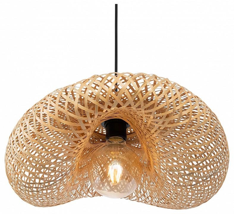 Подвесной светильник Freya Wavy FR5243PL-01BR8 цвет плафона/подвески Бежевый, цвет арматуры Коричневый