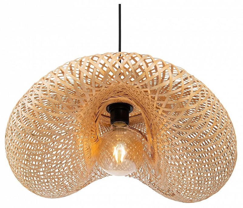Подвесной светильник Freya Wavy FR5243PL-01BR9 цвет плафона/подвески Бежевый, цвет арматуры Коричневый