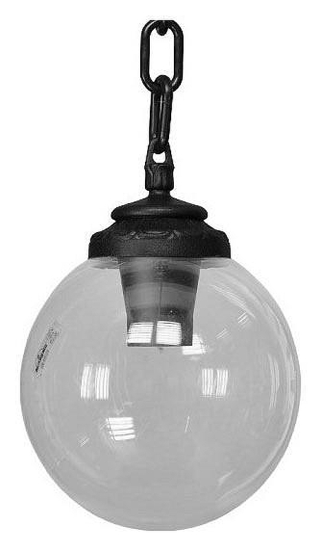 Подвесной светильник Fumagalli Globe 250 G25.120.000.AXF1R цвет плафона/подвески Прозрачный, цвет арматуры Черный