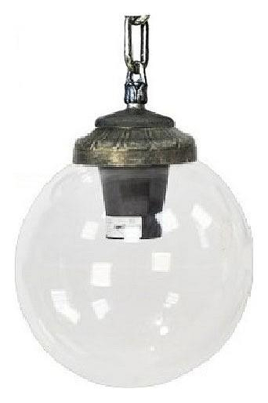 Подвесной светильник Fumagalli Globe 250 G25.120.000.BXF1R цвет плафона/подвески Прозрачный, цвет арматуры Бронза