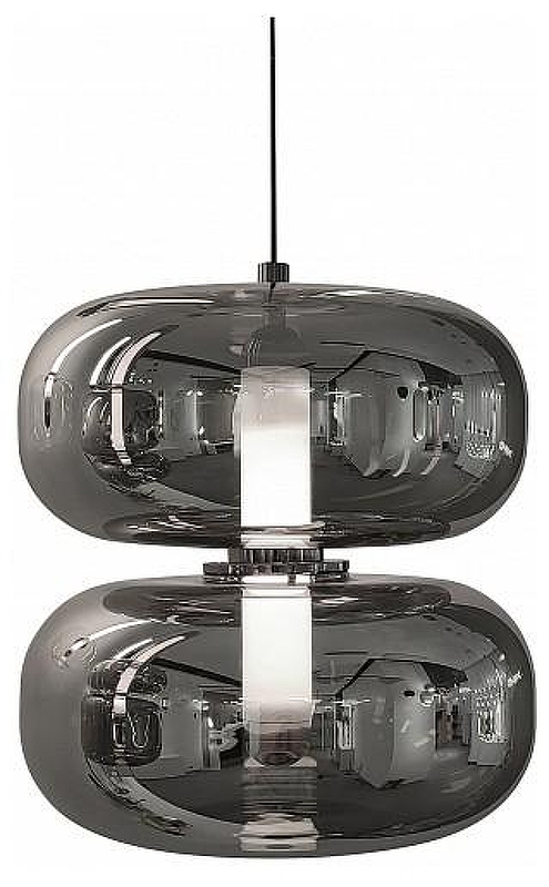 Подвесной светильник iLedex Cosmo 10007P-B2 SM цвет плафона/подвески Дымчатый, цвет арматуры Черный