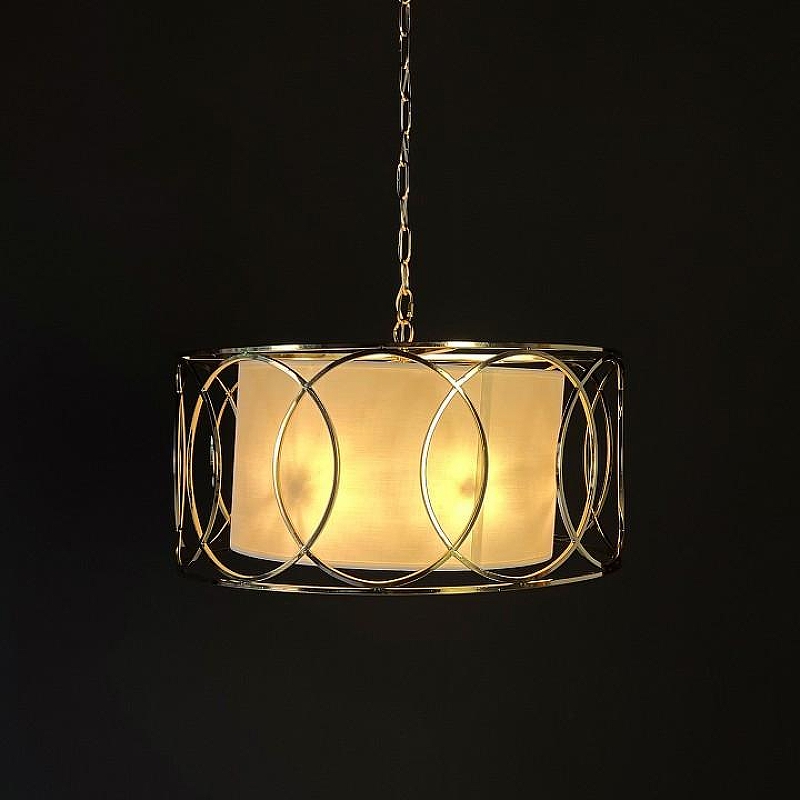 Подвесной светильник Imperiumloft Antic Solo Chandelier 40,263 цвет плафона/подвески Белый, цвет арматуры Золото