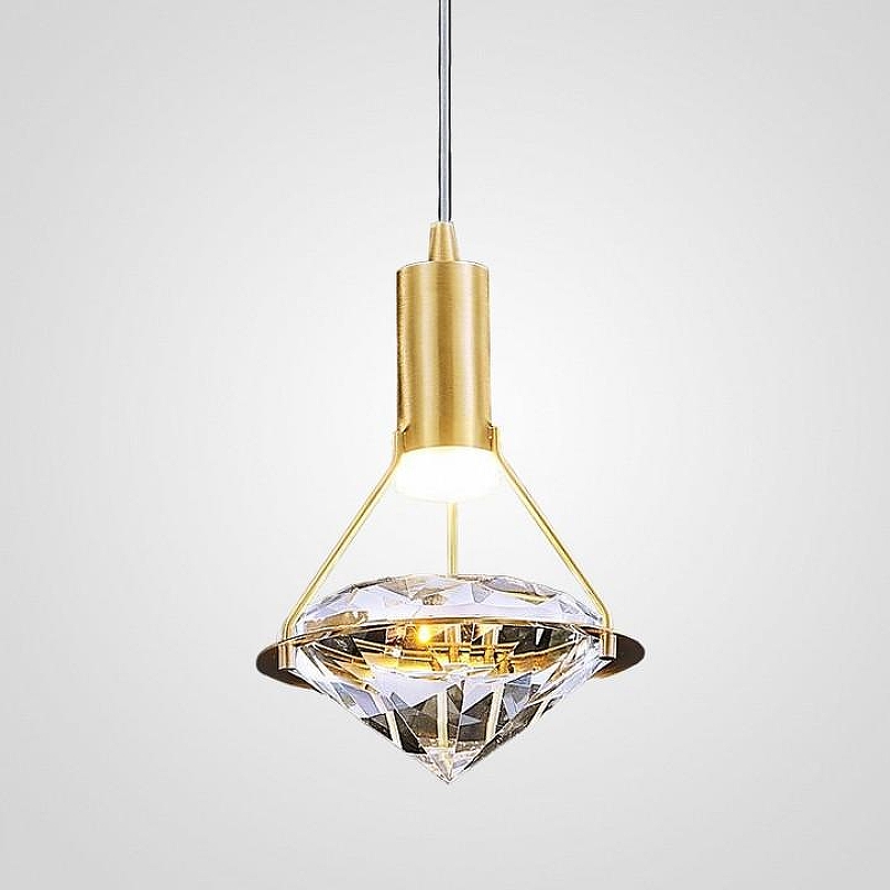 Подвесной светильник Imperiumloft Glasgow Brass glasgow01 цвет плафона/подвески Прозрачный, цвет арматуры Латунь