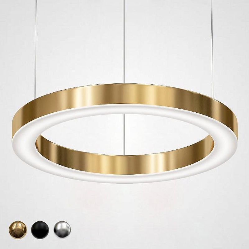 Подвесной светильник Imperiumloft L1ght R1ng Hor1zontal 40.1454-60 цвет плафона/подвески Золото, цвет арматуры Золото
