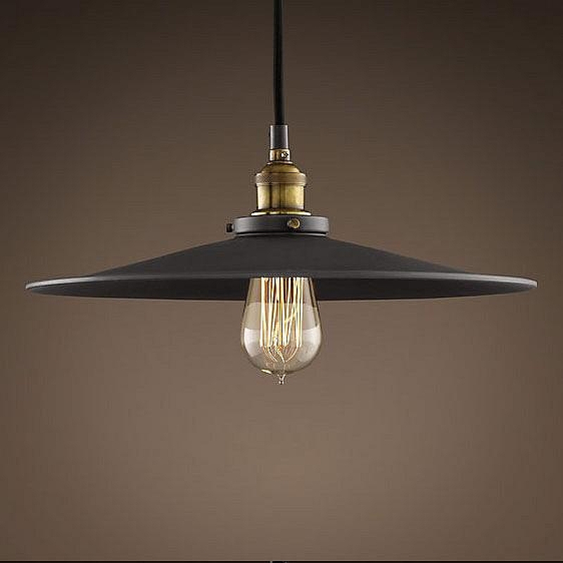 Подвесной светильник Imperiumloft Loft Cone Pendant 40.028 цвет плафона/подвески Черный, цвет арматуры Черный