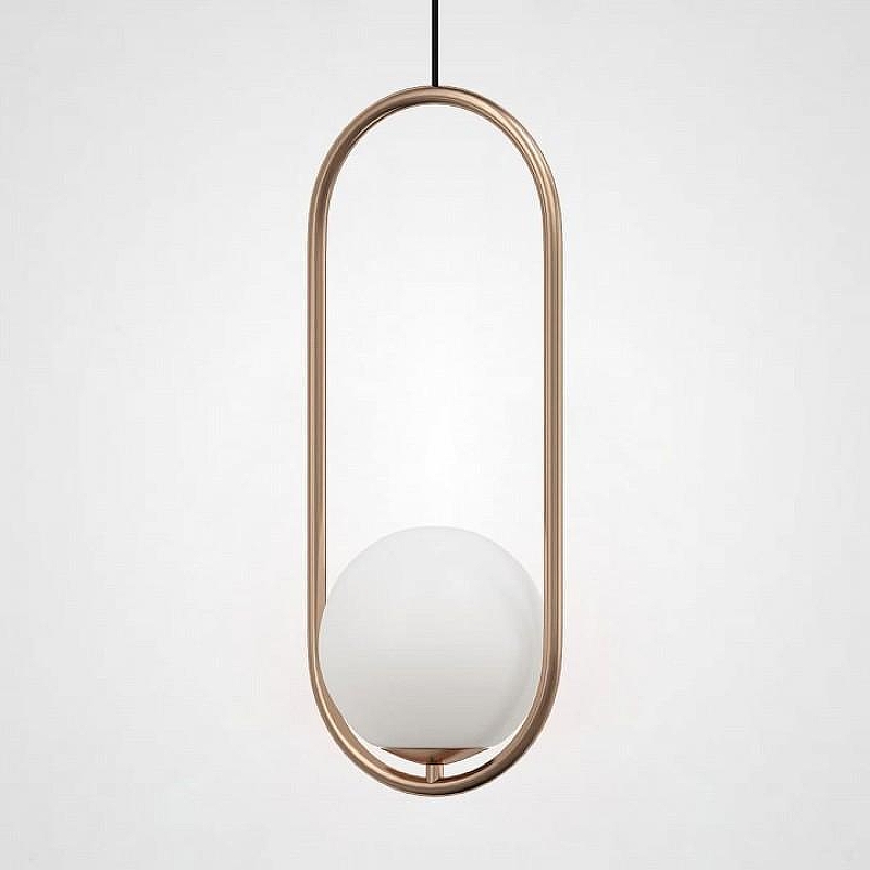 Подвесной светильник Imperiumloft Matthew Mccorm1ck Hoop Бронза M1la Pendant 181904-22 цвет плафона/подвески Белый, цвет арматуры Бронза