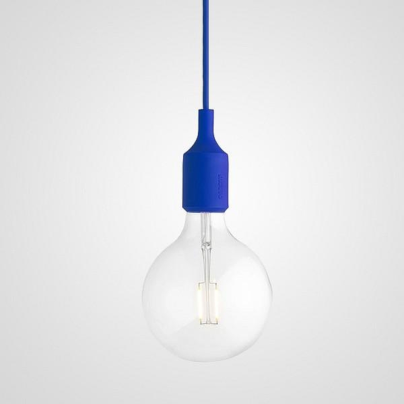 Подвесной светильник Imperiumloft Muuto E27 40.036 цвет Синий