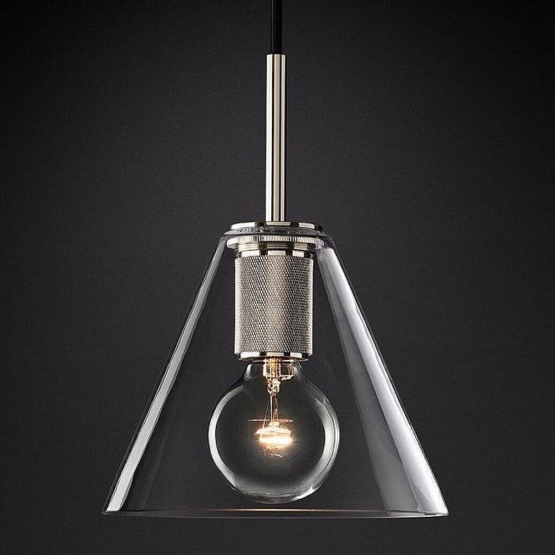 Подвесной светильник Imperiumloft Rh Ut1l1ta1re Funnel Pendant 40.2338 цвет плафона/подвески Прозрачный, цвет арматуры Никель