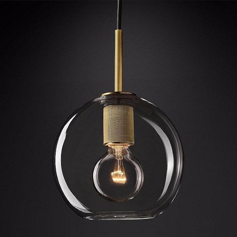 Подвесной светильник Imperiumloft Rh Ut1l1ta1re Globe Pendant 40.2333 цвет плафона/подвески Прозрачный, цвет арматуры Латунь