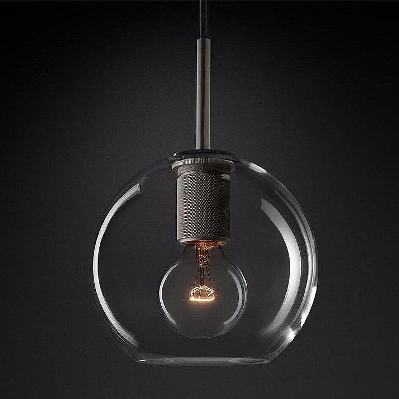 Подвесной светильник Imperiumloft Rh Ut1l1ta1re Globe Pendant 40.2334 цвет плафона/подвески Прозрачный, цвет арматуры Бронза