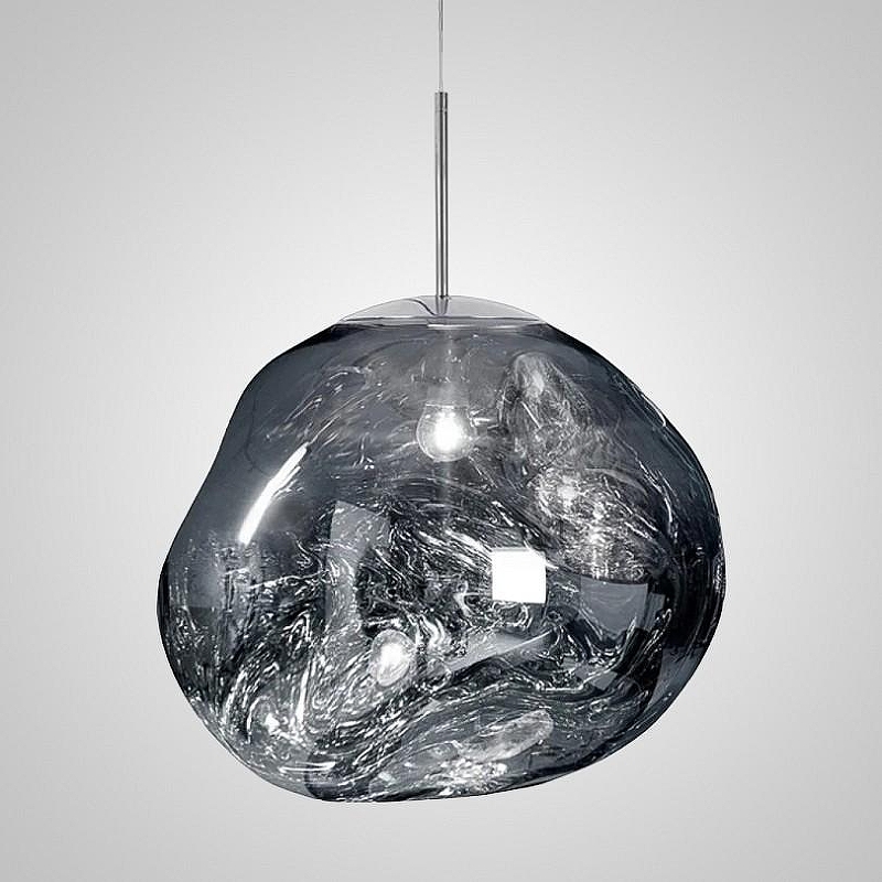 Подвесной светильник Imperiumloft Tom Dixon 40,2599 цвет плафона/подвески Серый, цвет арматуры Серебро