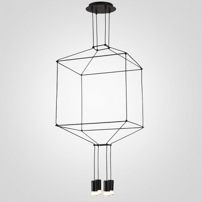 Подвесной светильник Imperiumloft V1b1a W1reflow 40.1633 цвет плафона/подвески Белый, Черный, цвет арматуры Черный