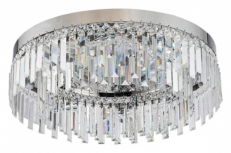 Подвесной светильник Indigo Lacrima 12026/8C Chrome цвет плафона/подвески Прозрачный, цвет арматуры Хром