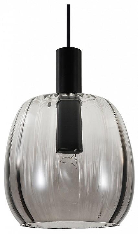 Подвесной светильник Indigo Soave 11047/A/1P Smoke цвет плафона/подвески Дымчатый, цвет арматуры Черный
