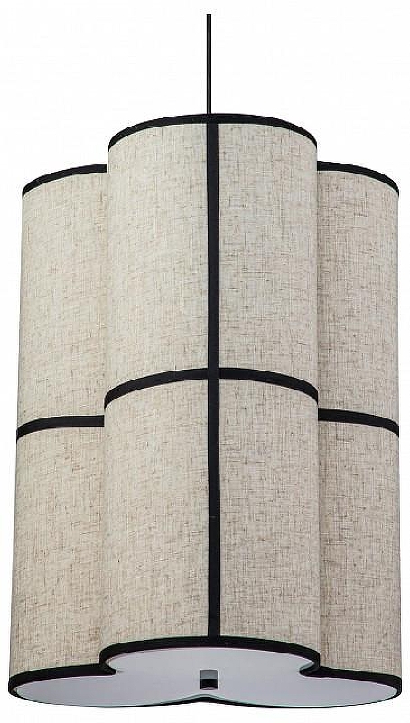 Подвесной светильник Indigo Triade 13019/A/3P Black цвет плафона/подвески Бежевый, цвет арматуры Черный