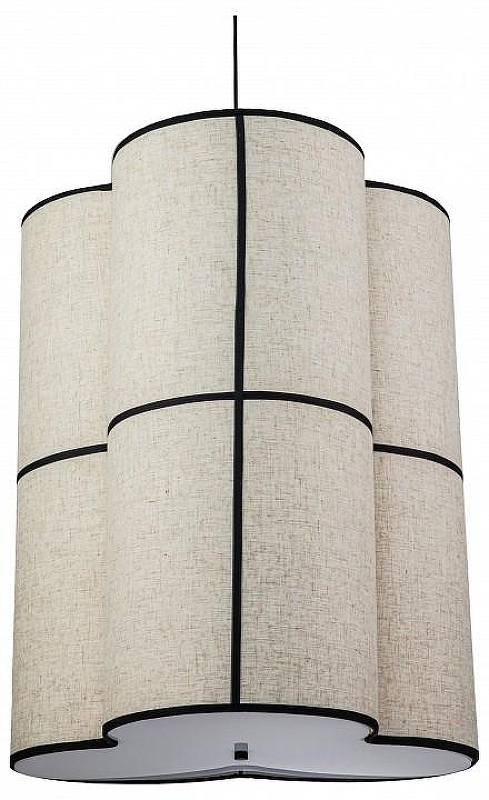 Подвесной светильник Indigo Triade 13019/B/3P Black цвет плафона/подвески Бежевый, цвет арматуры Черный