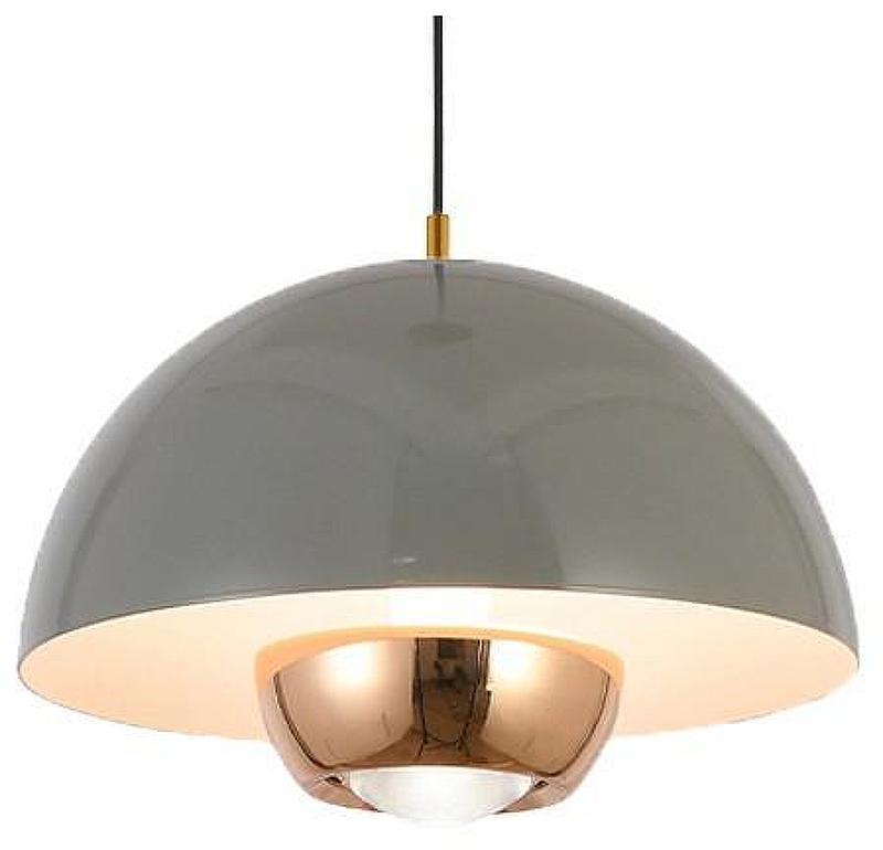 Подвесной светильник Kink Light Джелони 07524-23,16 цвет плафона/подвески Серый, цвет арматуры Серый