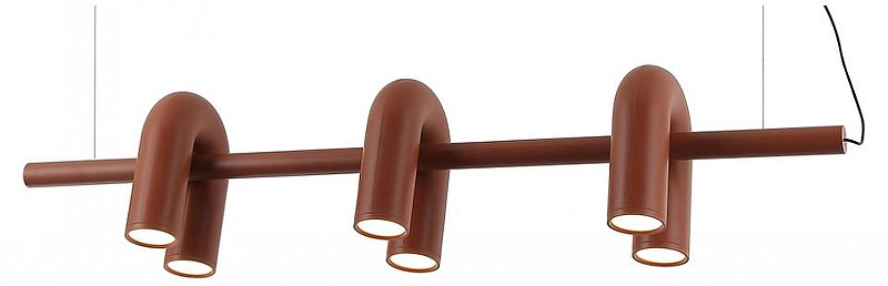 Подвесной светильник Kink Light Канти 08465-3A,06 цвет плафона/подвески Терракотовый, цвет арматуры Терракот